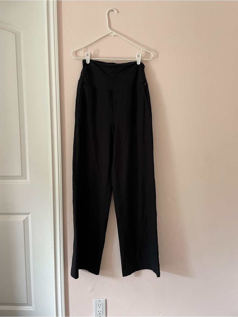 Lululemon Athletica Daydrift Black High-Rise Wide-Leg Pants